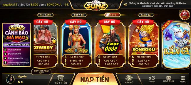 game slot sum2 vin