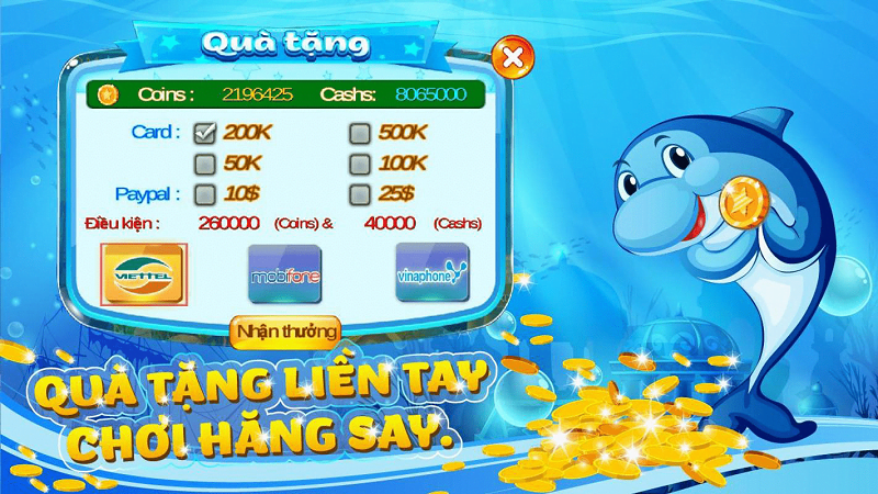 game bắn cá đổi card